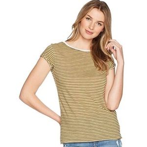 Free People Striped Clare Tee